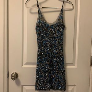 Sheer mesh mini dress!